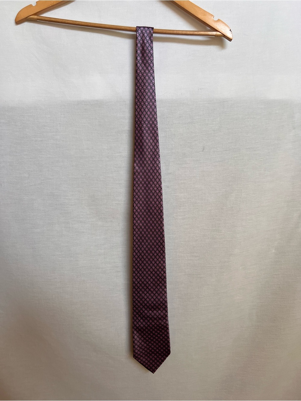 Stefano Ricci Purple & Pink Diamond Geometric 100% Silk Tie